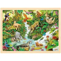 Sonstige Verlage Puzzel: In het jungle-thema