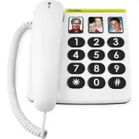 Doro PhoneEasy 331ph, Telefoon, Wit