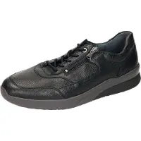 Waldlaufer 654006 wijdte K Veterschoenen | Maat 10 Heren Zwart