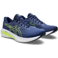 Asics Gel-Excite 10 hardloopschoenen blauw/geel heren || Maat: 46.1/2