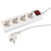 VB Extend Stekkerdoos | TCD 4V + RA 3 meter 3x1.5mm² wit + schakelaar
