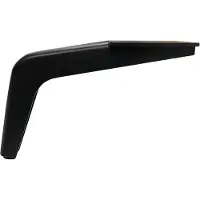 Furniture Legs Europe Stalen meubelpoot zwart design 20 bij 4,5 cm en hoogte 12 cm