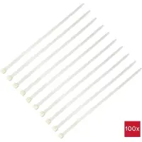 TRU COMPONENTS TC-12626016 Kabelbinder 550 mm 12.7 mm Natuurlijk wit HVAC 100 stuk(s)