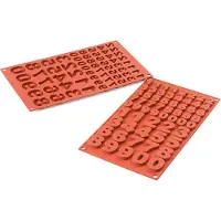Silikomart Choco 123 vorm 30 cm silicone bruin