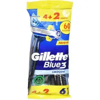Gillette Blue III - Wegwerpscheermesjes - 120 stuks (6 x 20) - voordeelverpakking