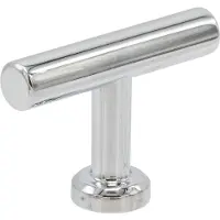 Beslag Design Viva T Knop - Knoppen en deurgrepen Chroom Chrome - 304402-11