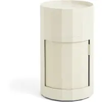 HAY Bijzettafel Facet Cabinet Incl. Feet And Castors High Eggshell
