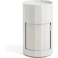 HAY Bijzettafel Facet Cabinet Incl. Feet And Castors High Misty Grey