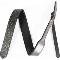 Fame Strap Embossed Celtic Black - Gitaarband