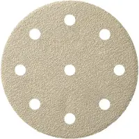 Ivana Schuurschijf - Klittenband - Rond 9-Gats - Korrel 120 - Ø125mm - 10 Stuks