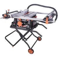 Evolution RAGE5-S tafelzaag met onderstel, netvoeding, 1800 watt, zaagblad diameter 255 mm