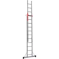 Smart Level Ladder Professionele Schuifladder 2-delig 2x10-treeds