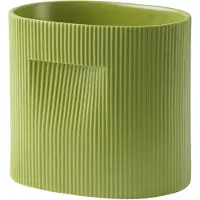 Muuto Ridge Planter 24 cm | Moss Green