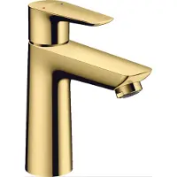 Hansgrohe Wastafelmengkraan Talis E 110 Eengreeps Zonder Afvoer Gepolijst Goud