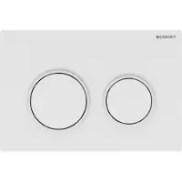 Geberit Omega20 - Bedieningsplaat, wit 115.085.11.1