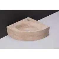 Forzalaqua Fontein turino travertin gezoet 30x30x10 cm