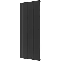 Plieger Designradiator cavallino retto enkel 1666 watt middenaansluiting 200x75,4 cm black graphite