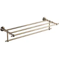 Sapho Diamond Handdoekenrek met stang 60cm, brons