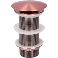 Differnz Afvoerplug Rood Koper - Always Open Mix & Match - Maat: L - Ø 72 mm