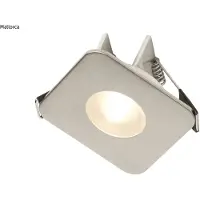 Schumann Inbouwspot Häsler Mallorca Incl. Fase Aansnijding Dimbaar 6,8 cm 4 Watt Warm Wit RVS Set 7x