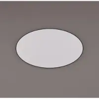 HiPP Spiegel design spv 8500 ovaal met frame mat zwart