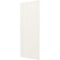 Plieger Designradiator cavallino retto enkel 1666 watt middenaansluiting 200x75,4 cm mat wit