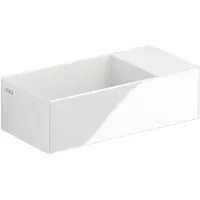 Clou New Flush 3 fontein met voorbewerkt kraangat wit keramiek