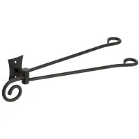 Sapho Dubbele Handdoekhouder Rebecca Draaibaar 36.2 cm Zwart