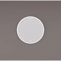 HiPP Spiegel design spv 13000 bl rond met frame mat zwart met verlichting incl. Spiegelverwarming