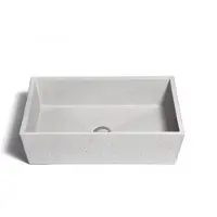 Urbi et Orbi Opzet Wastafel Concis Beton 60x40x16 cm Antraciet