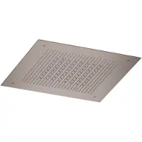 Hotbath Ace AC148 Inbouw Hoofddouche Velvet 38x38cm 2 Functies - Geborsteld Koper Pvd - Messing - Kranen, Douchekranen, Hoofddouches - 8720847722331 - Kranen, Douchekranen, Hoofddouches