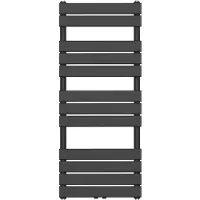 Boss & Wessing Handdoekradiator bws ress middenaansluiting 681w 120x50 cm zwart