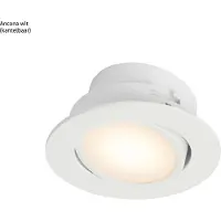 Schumann Inbouwspot Häsler Ancona Incl. Fase Aansnijding Dimbaar 8 cm 4 Watt Warm Wit RVS Set 10x