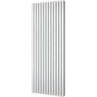 Boss & Wessing Handdoekradiator Siela Dubbel 1800 x 462 mm Mat wit