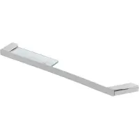 Geesa Handdoekrek Met Planchet Shift Chroom met Transparant Glas