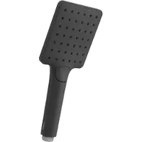 Tres Handdouche massage eco-drop 3-standen 9.6x5.5x24.2 cm vierkant mat zwart