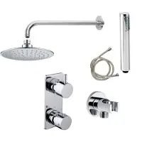 Boss & Wessing ACTIE Inbouw Regendouche | Cemal | Rechthoek Muuruitloop | Chroom