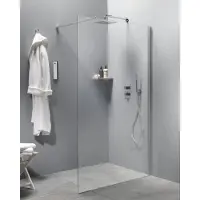 Boss & Wessing Inloopdouche BWS Free Time 100x200 cm Timeless Coating Chroom