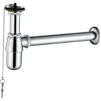 Boss & Wessing Bekersifon bws 5/4 33 cm met plug en ketting