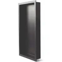 Luca Inbouwnis Sanitair Luva 59,5x29,5x7 cm Solid Surface Mat Antraciet