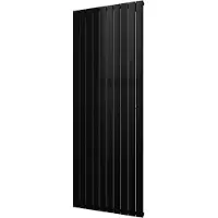 Plieger Designradiator cavallino retto enkel 1666 watt middenaansluiting 200x75,4 cm zwart