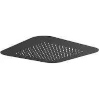 Hotbath Gal inbouw hoofddouche 42x42cm geborsteld gunmetal PVD