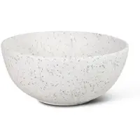 Globo Waskom t-edge rond 37x16 cm zonder overloop graniglia grigio