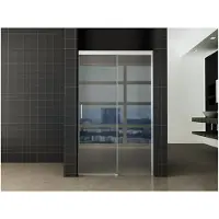 Wiesbaden Douchedeur | Softclose 2.0 | 100x200cm | 8mm Aluminium NANO Coating | Nisdeur