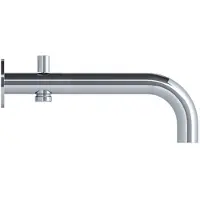 Hotbath Pal Universele Uitloop 30 Cm Met Omstel Chroom - Messing - Kranen, Badkranen, Baduitlopen - 8719638616959