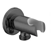 Best design Handdouchehouder Moya Opsteek Muuraansluiting Gunmetal
