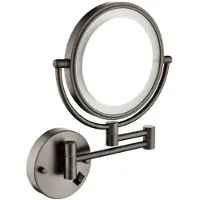 Best design Cosmeticaspiegel moya rond 20 cm gunmetal