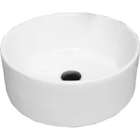 Boss & Wessing Waskom bws salt 39 cm rond porselein wit
