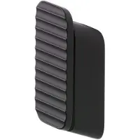 Geesa Handdoekhaak Medium Met Horizontaal Strepenpatroon Shift Zwart