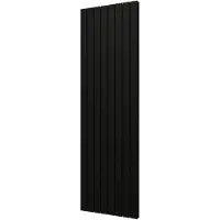 Plieger Designradiator Cavallino Retto Dubbel 1716 Watt Middenaansluiting 200x60,2 cm Mat Zwart